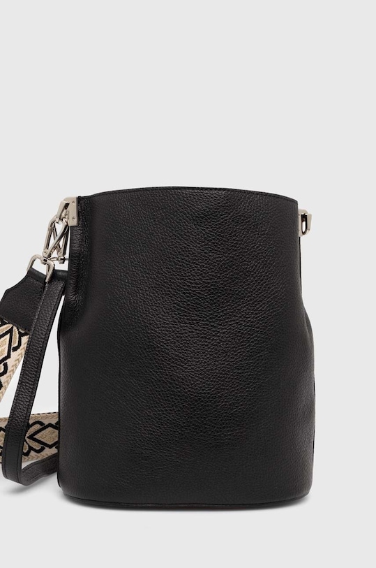 Answear.LAB bőr táska nappa bőr fekete 813.HWK