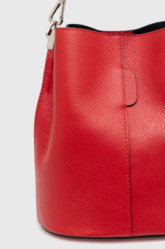Doplnky Kožená kabelka Answear.LAB 1054.IKK červená