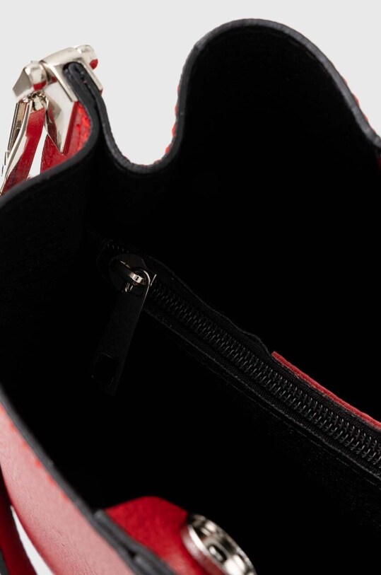 Kožená kabelka Answear.LAB 1054.IKK červená