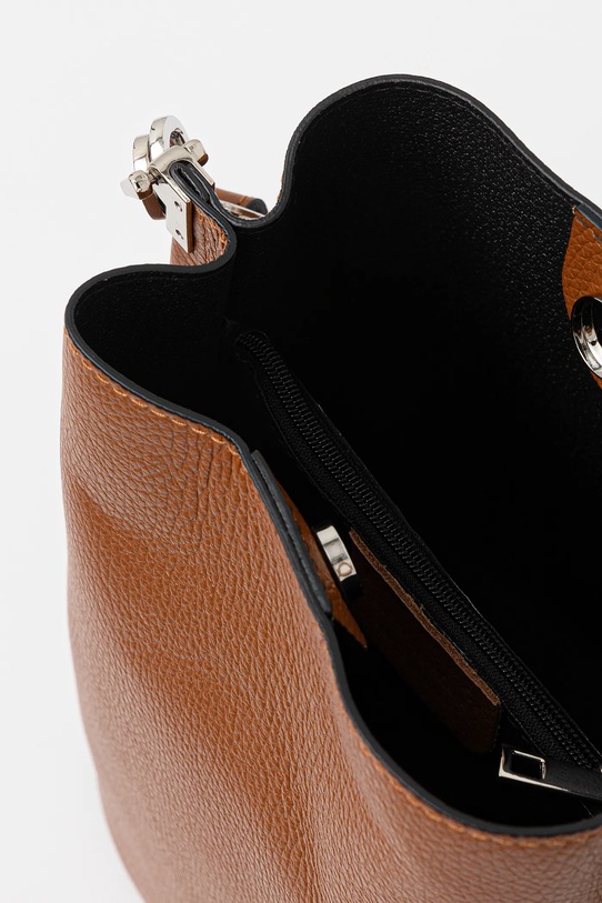 Шкіряна сумочка Answear.LAB коричневий 1054.IKK