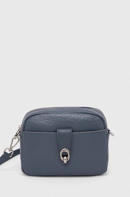 Answear.LAB borsa a mano in pelle pelle fiore blu 843.cms
