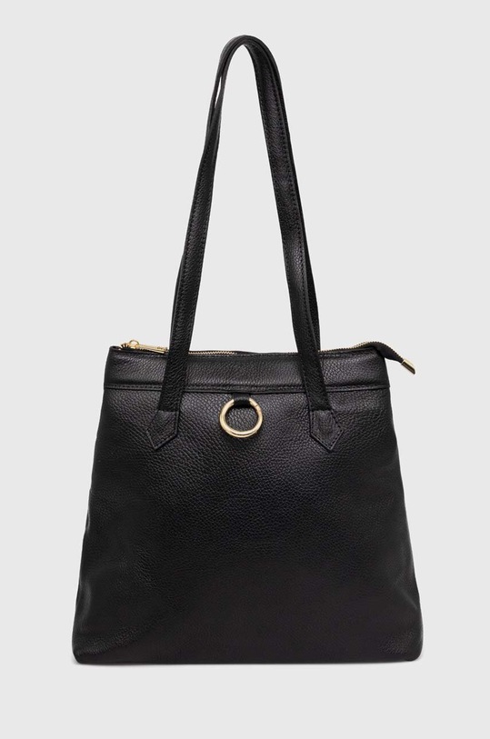 Τσάντα Answear.LAB λείο δέρμα μαύρο 2421201.HWK