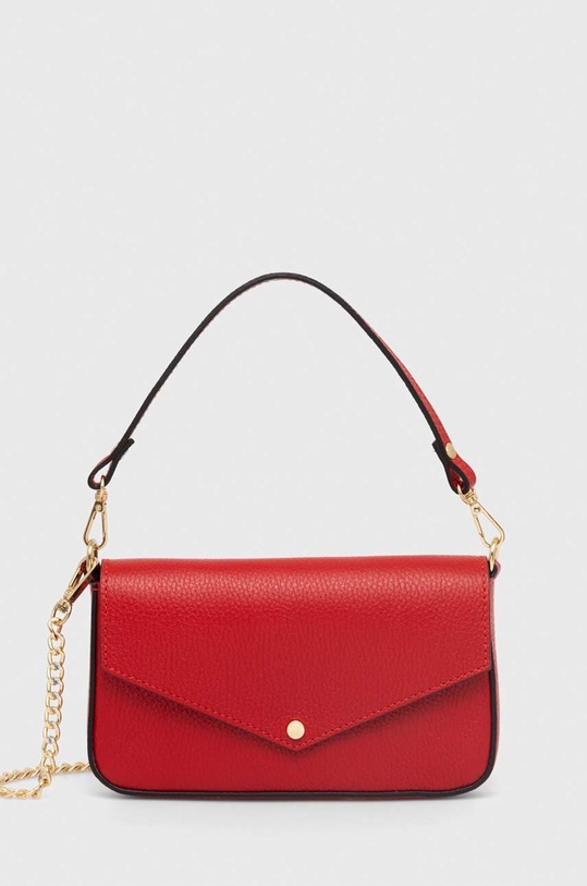 Kožená kabelka Answear.LAB přírodní kůže červená 2316712.hms