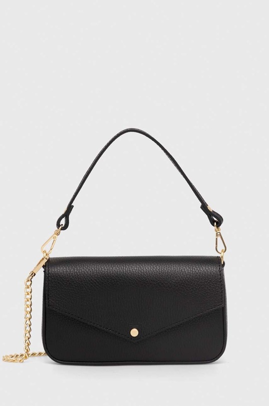 Kožená kabelka Answear.LAB přírodní kůže černá 2316712.hms
