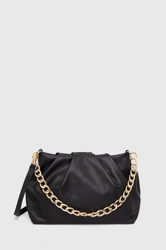 Kožená kabelka Answear.LAB přírodní kůže černá 2101017.hms