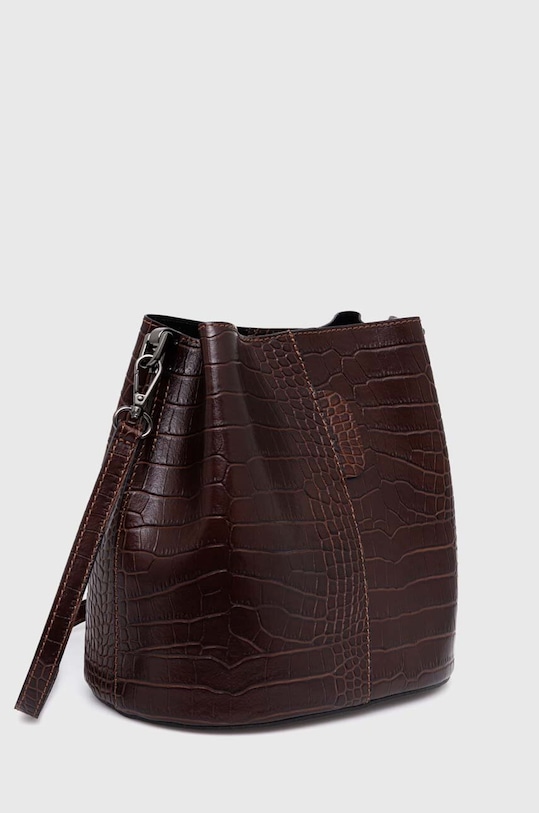 Δερμάτινη τσάντα Answear.LAB 6746.fh καφέ WZ24