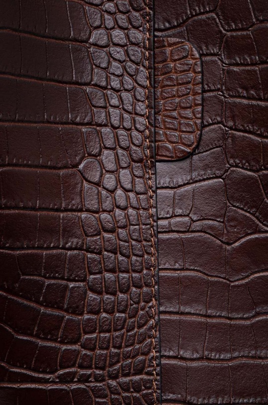 Δερμάτινη τσάντα Answear.LAB καφέ 6746.fh