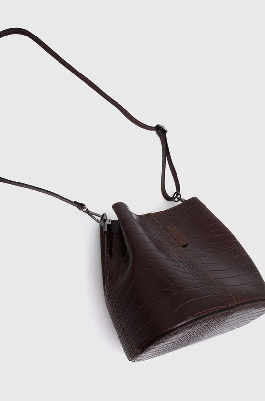 Δερμάτινη τσάντα Answear.LAB 6746.fh καφέ