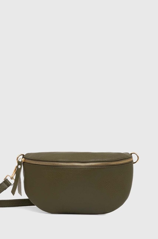 Answear Lab nerka skórzana skóra licowa zielony 857.hh