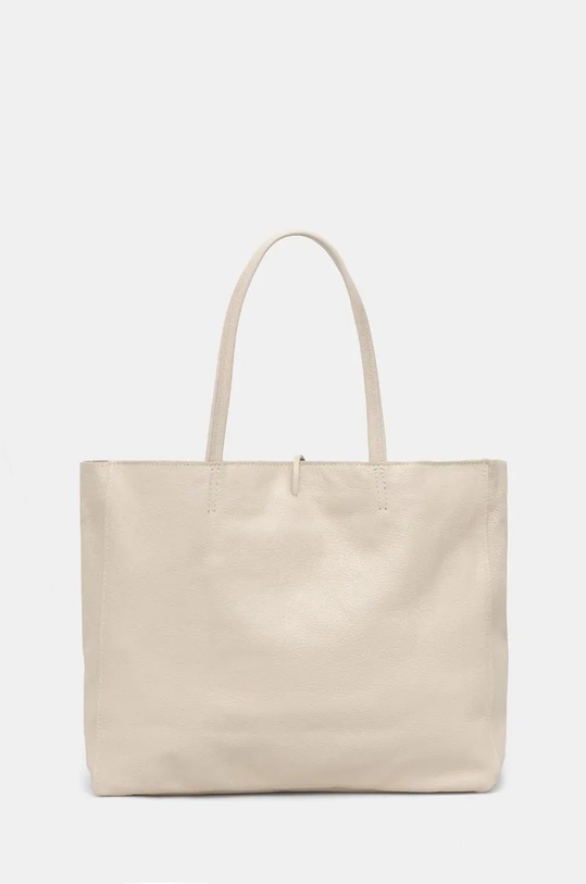 Kožená kabelka Answear.LAB přírodní kůže béžová 755.hh