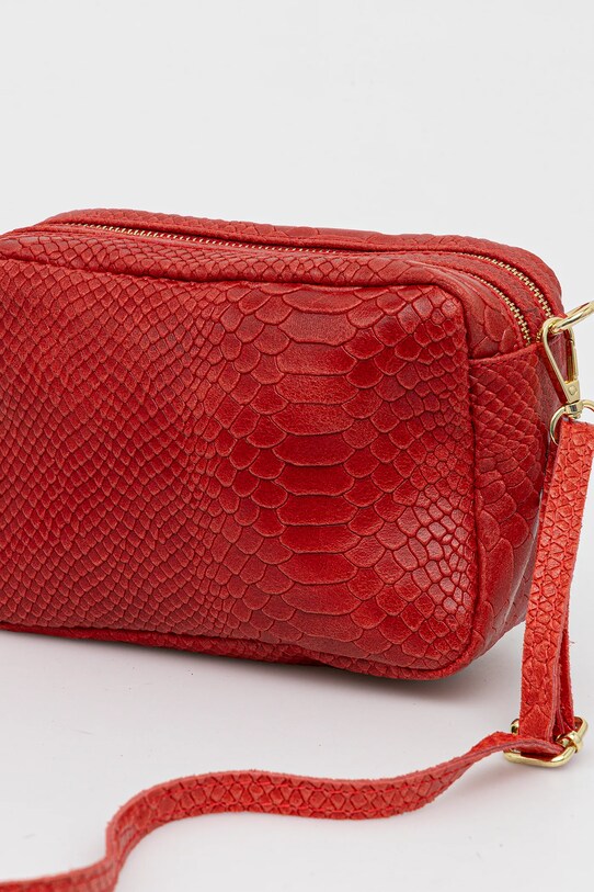 Accesorii Answear Lab poseta de piele 446.hh rosu