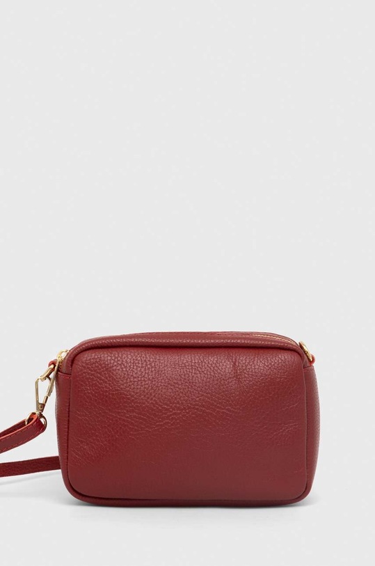 Answear.LAB torebka skórzana skóra licowa czerwony 497.hh