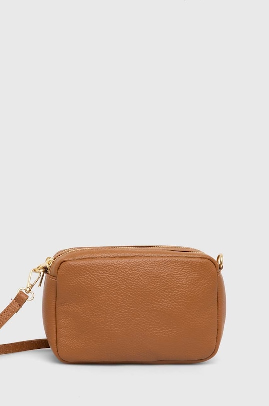 Шкіряна сумочка Answear.LAB лицьова шкіра коричневий 497.hh