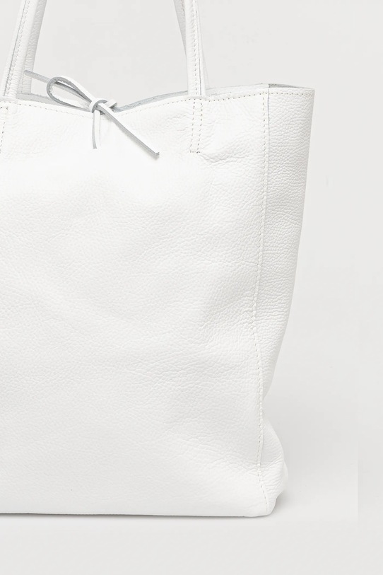 Accesorii Answear Lab poseta de piele m.075.hh alb