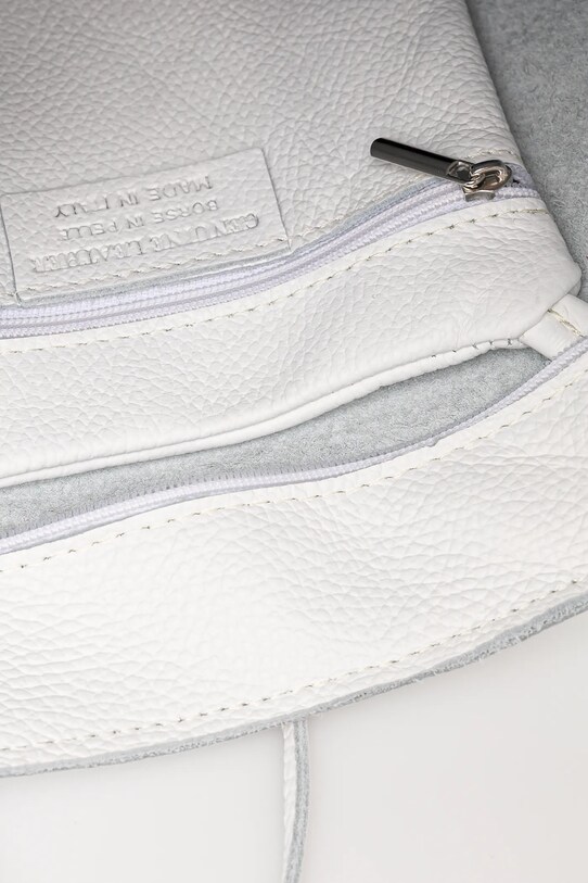 Answear Lab poseta de piele m.075.hh alb