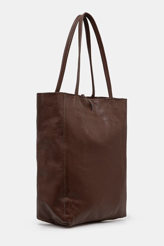 Kožená kabelka Answear.LAB m.075.hh hnedá WW25