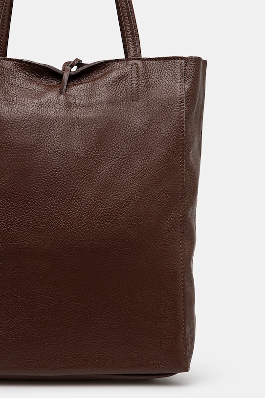 Doplnky Kožená kabelka Answear.LAB m.075.hh hnedá