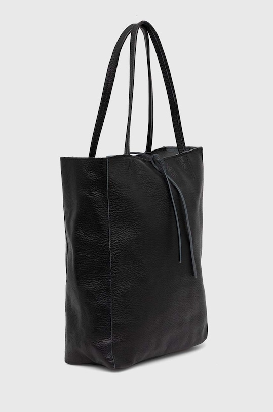 Δερμάτινη τσάντα Answear.LAB m.075.hh μαύρο WW25