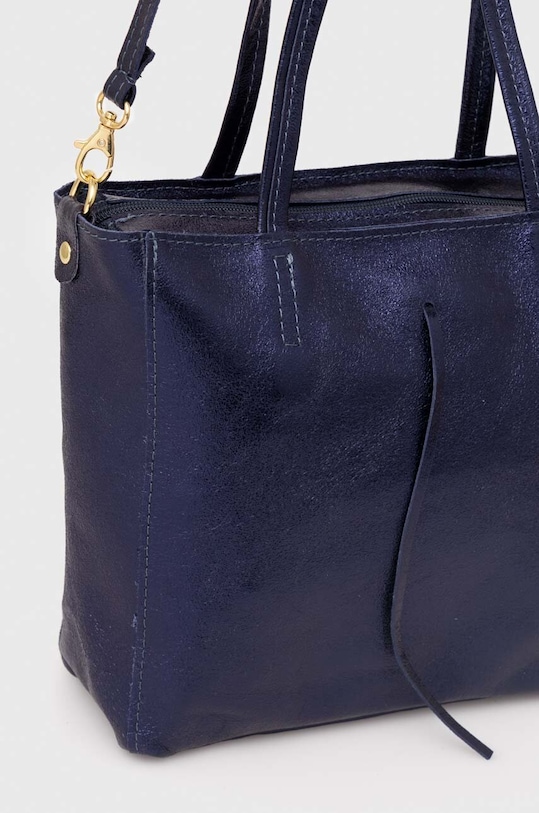 Akcesoria Answear Lab torebka skórzana 398.fms niebieski