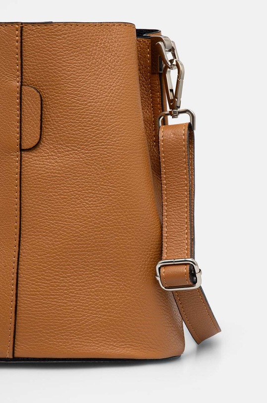 Doplnky Kožená kabelka Answear.LAB 1054.ims hnedá