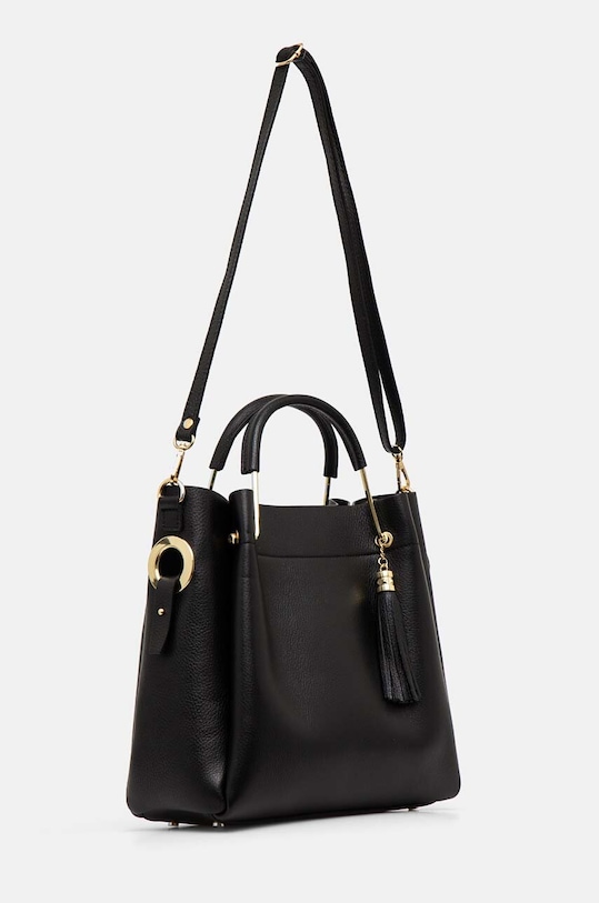 Answear Lab torebka skórzana 825.ims czarny WZ24