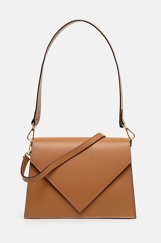 Answear Lab torebka skórzana skóra licowa brązowy 862.ims