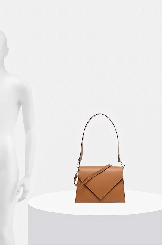 Answear Lab torebka skórzana 862.ims brązowy