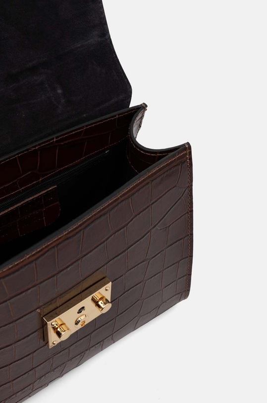 Kožená kabelka Answear.LAB 373a.fos hnědá