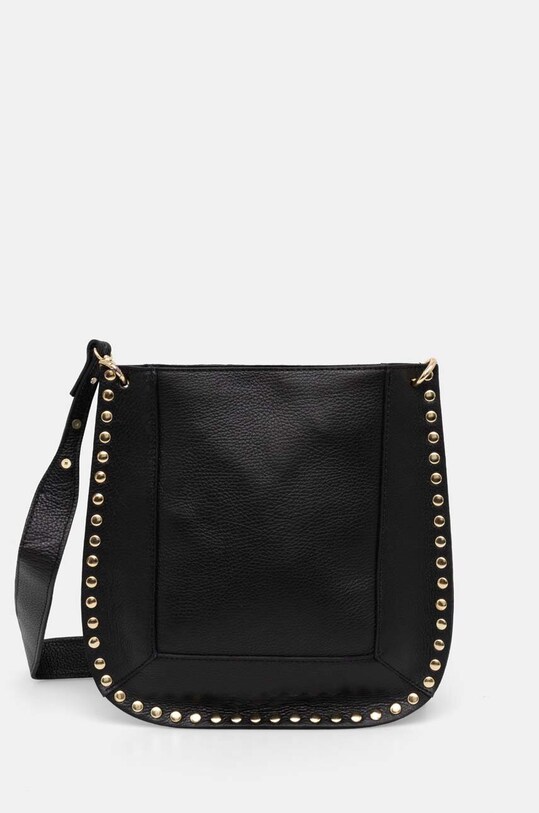 Kabelka Answear.LAB usňová koža čierna 241422.HLK