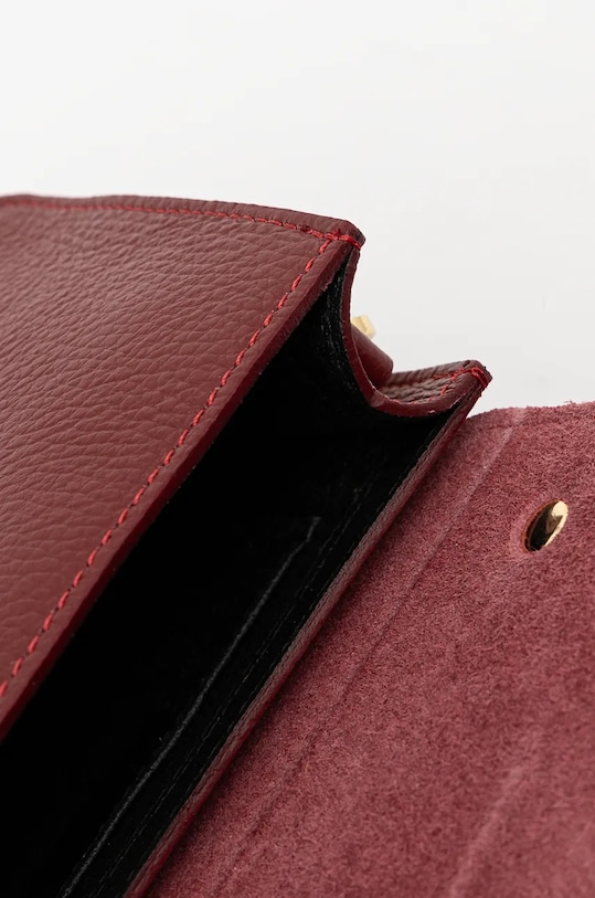 Kožená kabelka Answear.LAB 241214.HLK červená