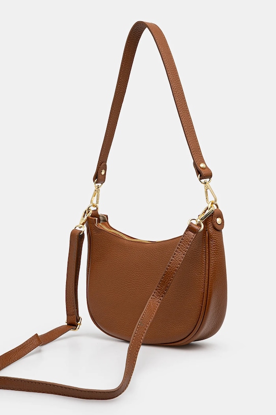 Accesorii Answear Lab poseta de piele 249615.HLK maro