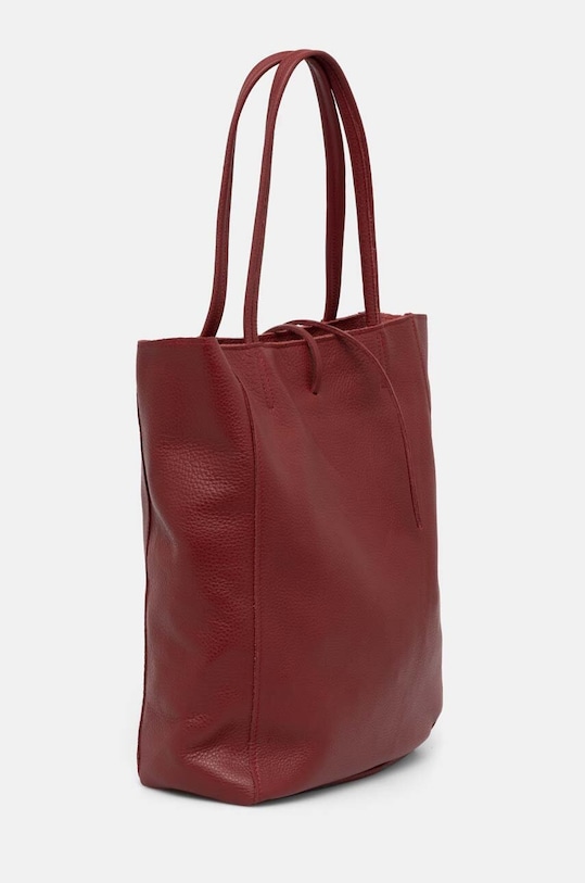 Kožna torba Answear.LAB 75.HWK bordo WZ24