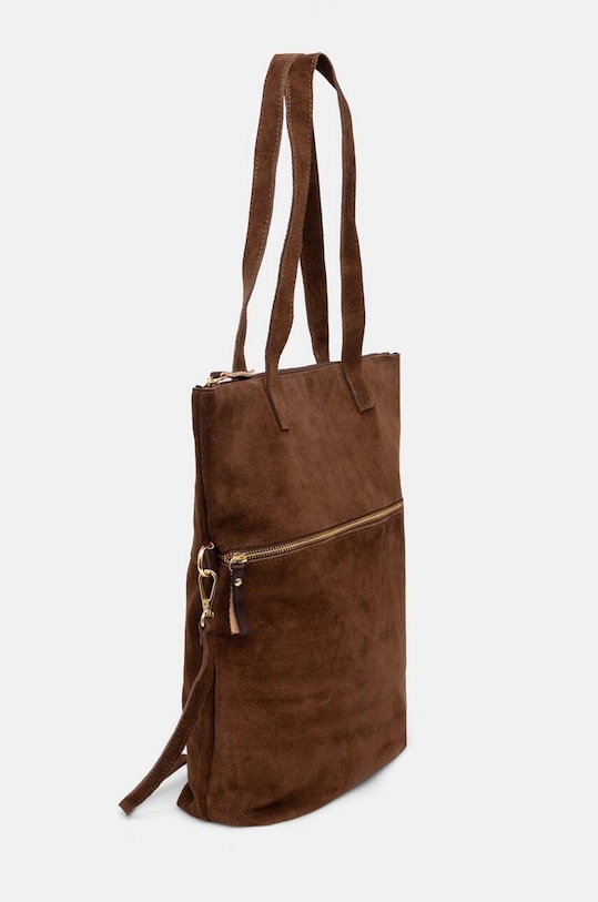 Semišová kabelka Answear.LAB 702.HWK hnedá WW25