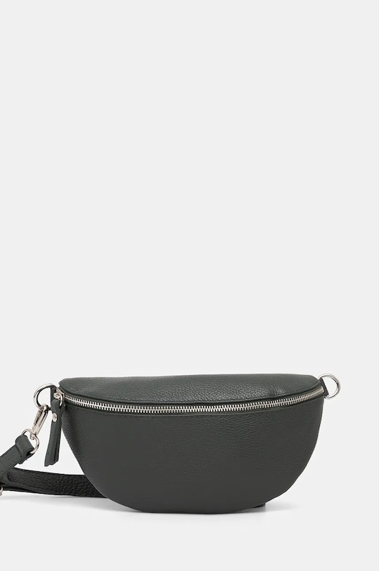 Answear Lab borseta de piele uni verde 947..IKK