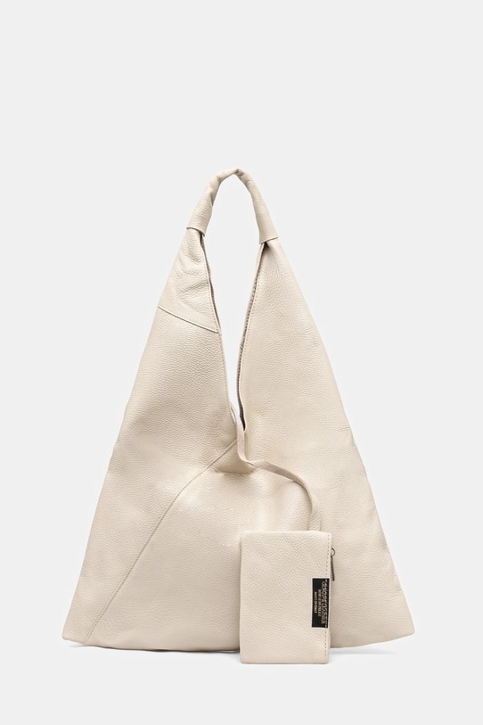 Kožená kabelka Answear.LAB béžová 953.IKK