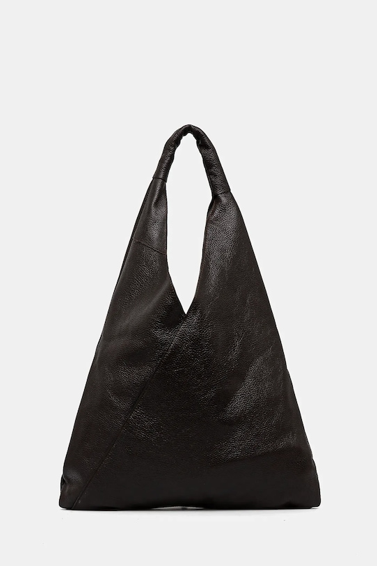 Δερμάτινη τσάντα Answear.LAB λείο δέρμα καφέ 953.IKK