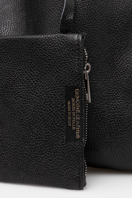 Шкіряна сумочка Answear.LAB чорний 953.IKK