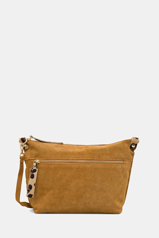 Замшева сумочка Answear.LAB замша бежевий 993.hms
