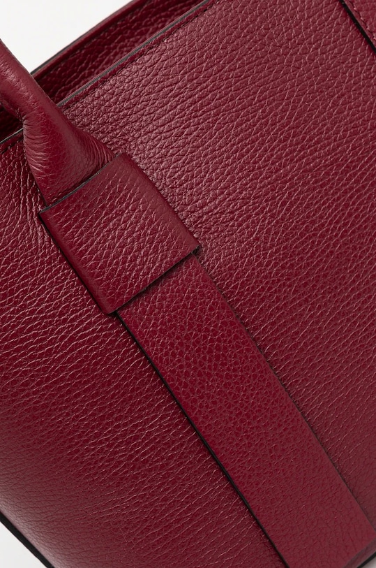 Answear.LAB borsa a mano in pelle granata 1044.ios