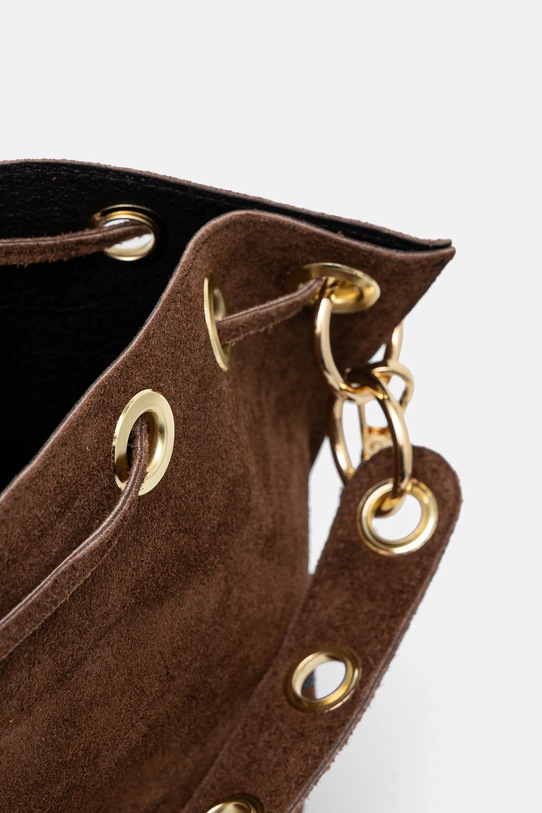 Semišová kabelka Answear.LAB hnědá 751.HWK