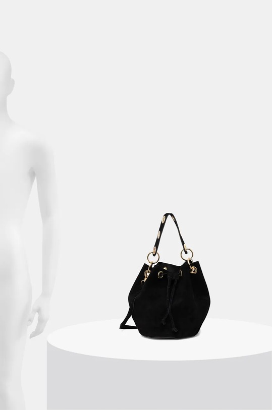 Answear Lab geanta de mana din piele intoarsa 751.HWK