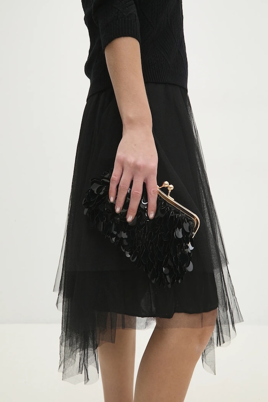 Answear.LAB kopertówka aplikacja czarny 1109.CMS