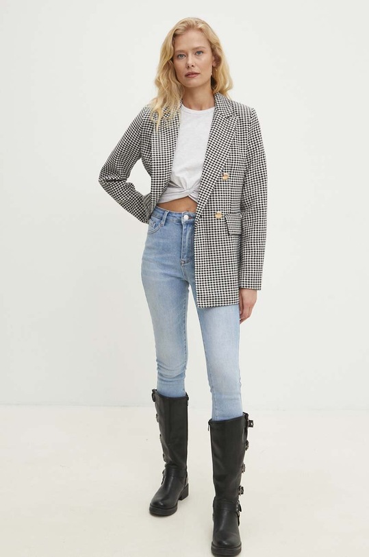 Answear Lab tricou din bumbac LD0597.1HWK gri WZ24