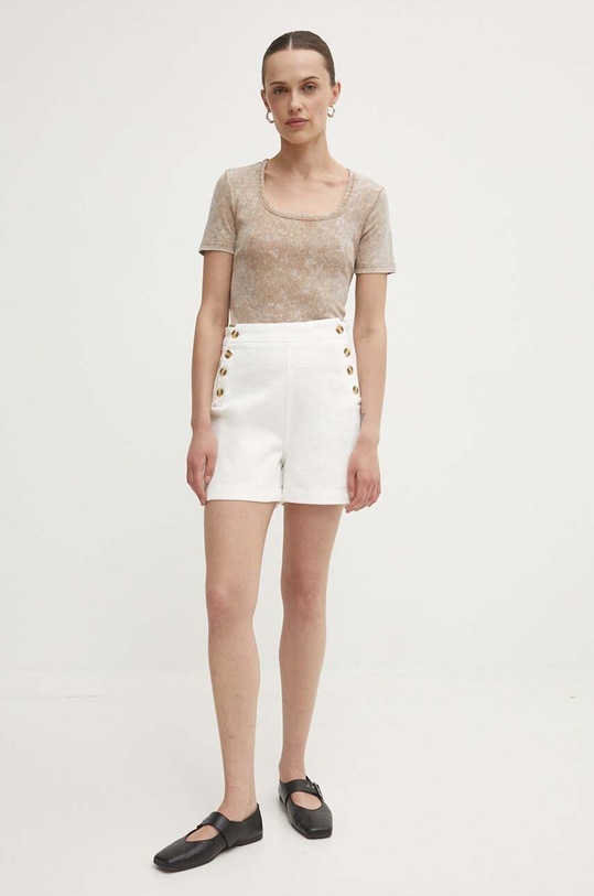 Answear.LAB t-shirt vh318.iw barna WZ24