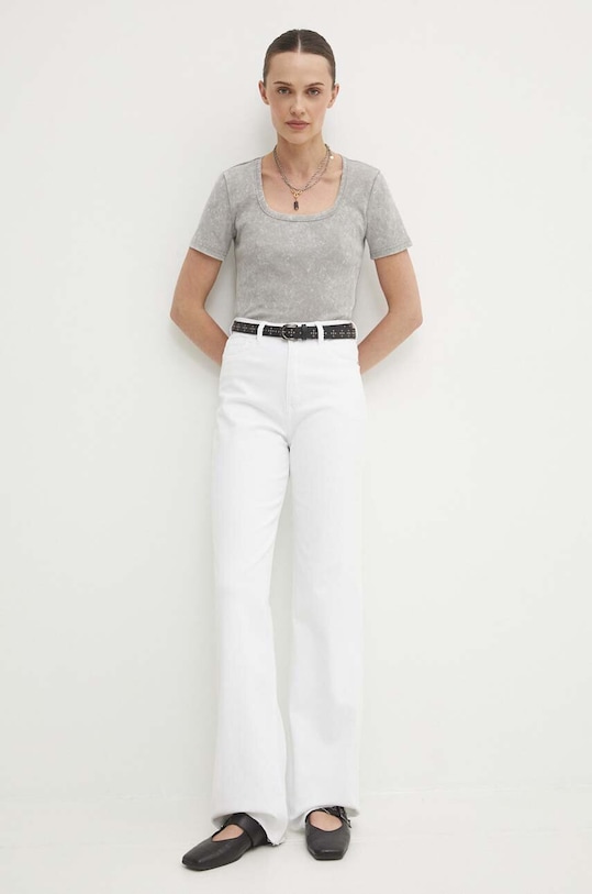 Answear.LAB t-shirt vh318.iw szary WZ24