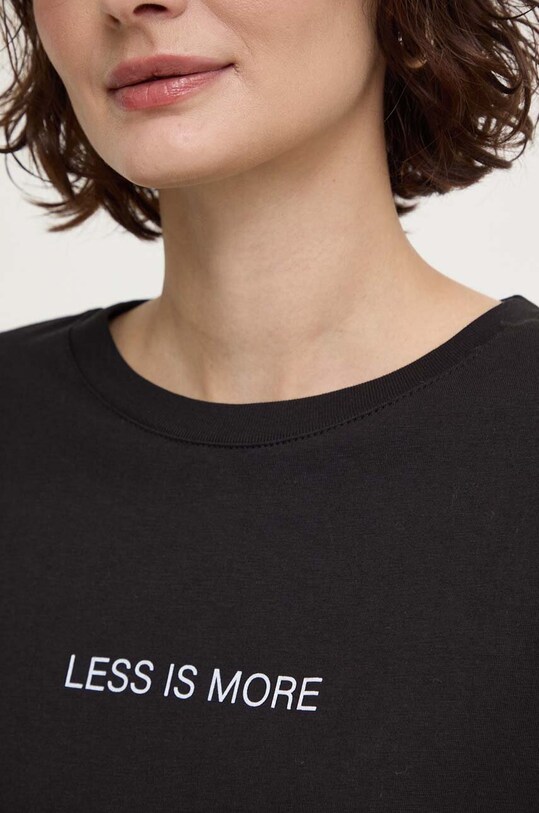 Bavlněné tričko Answear.LAB ha0840.fh černá