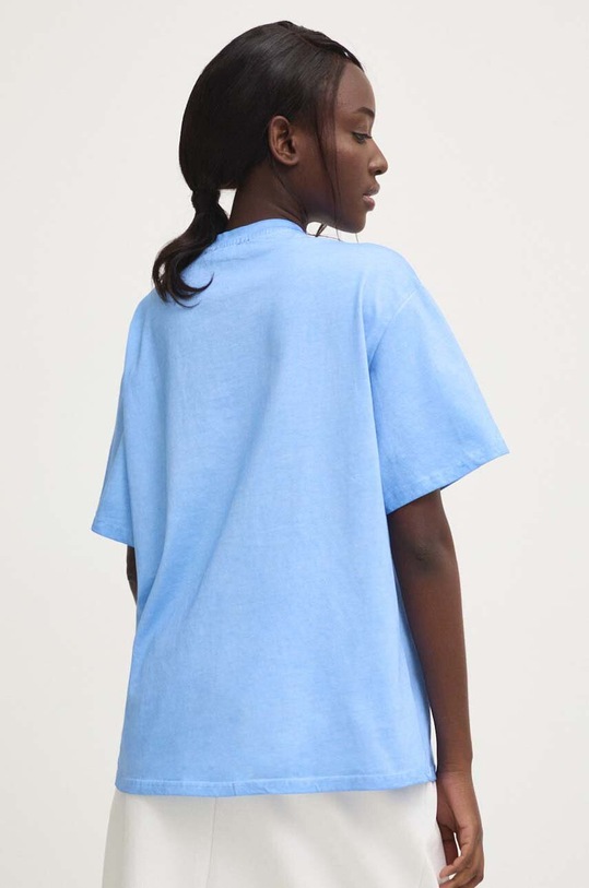 Odzież Answear.LAB t-shirt bawełniany 14051.ijs niebieski