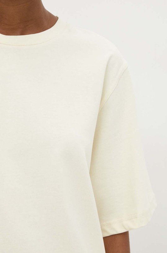 Answear Lab tricou din bumbac mal1.TMS bej