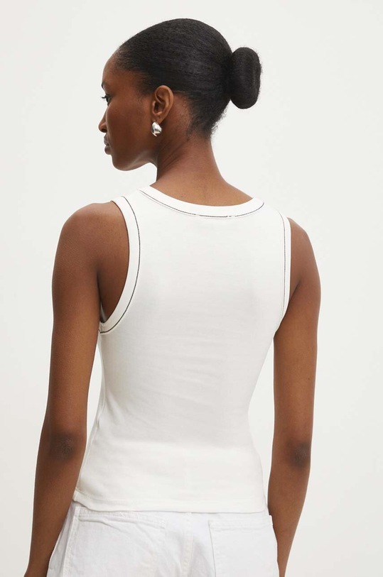 Odzież Answear Lab top bawełniany SNG3.TKK beżowy