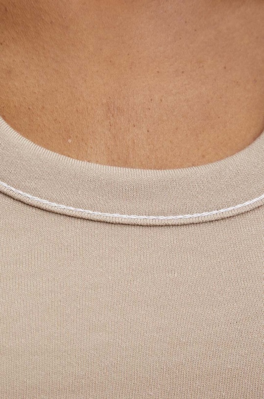 Answear Lab top bawełniany brązowy SNG3.TKK